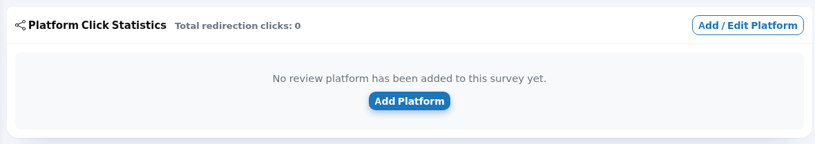Review Platforms tab