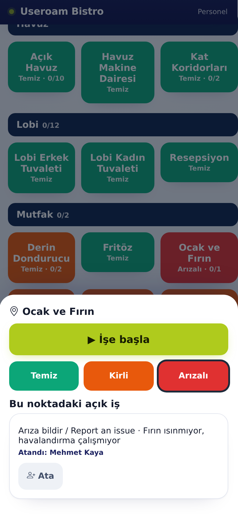 Noktaya dokununca ▶ İşe başla