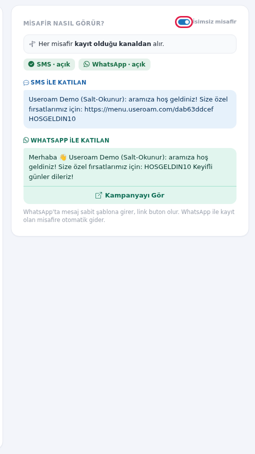 Misafir nasıl görür önizlemesi