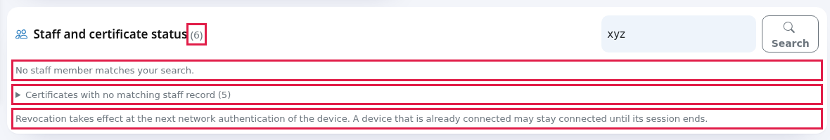 No staff member matches your search